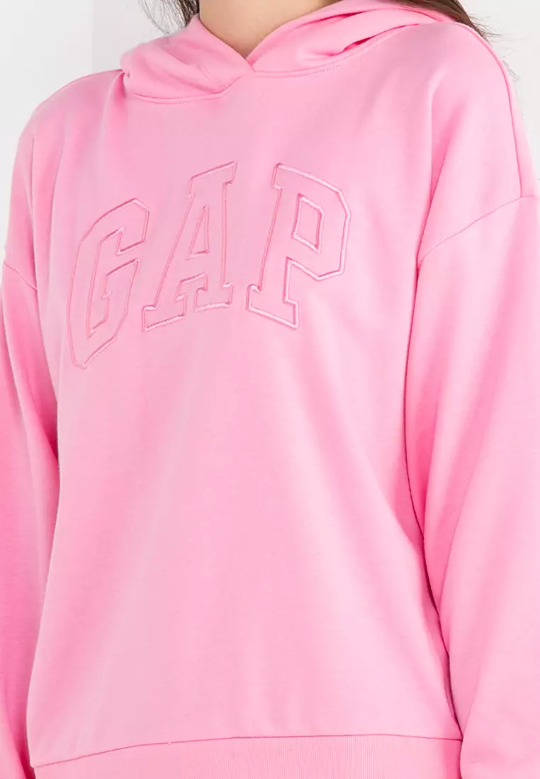 gap hoodie pink