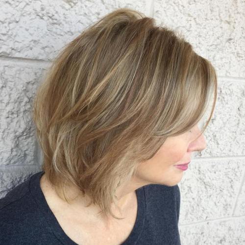 thin hairstyles over 50