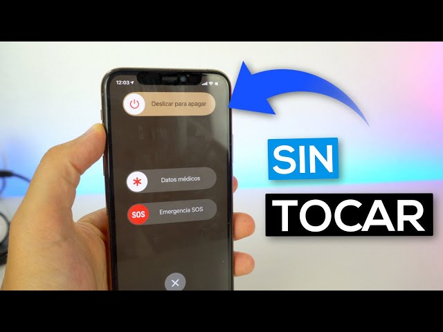 como apagar un iphone sin usar el touch