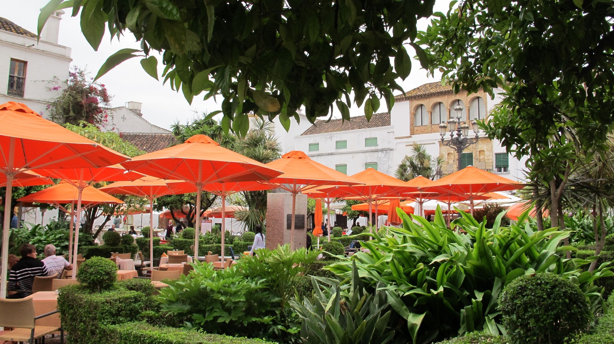 orange square marbella spain