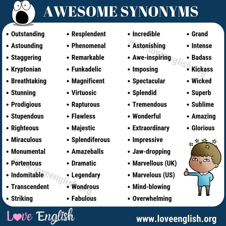 awesome synonyms