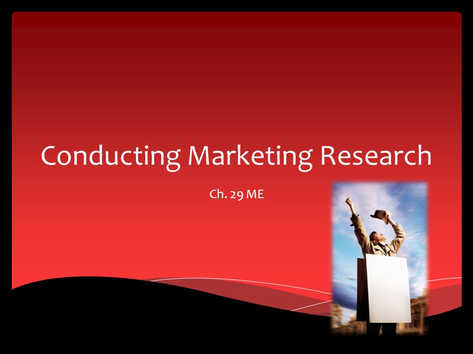 conducting marketing research ppt