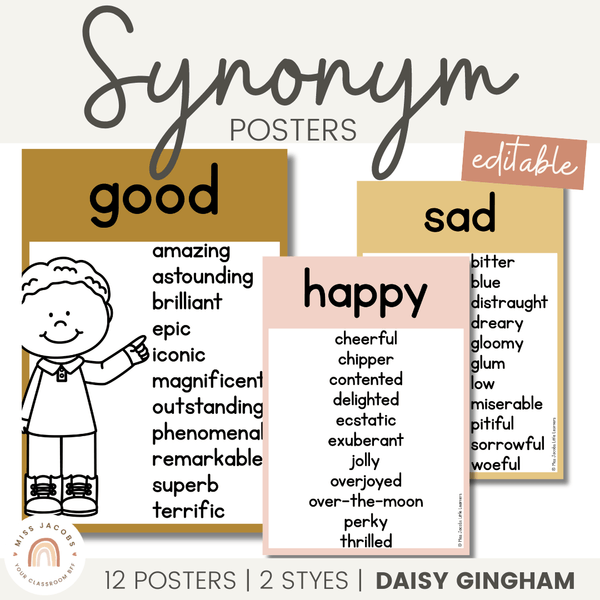 synonyms poster