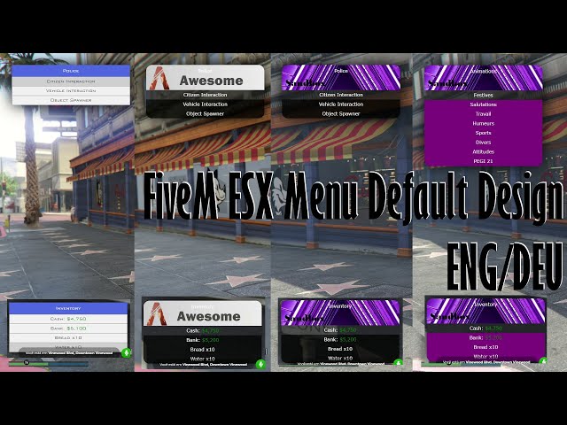 menu default fivem