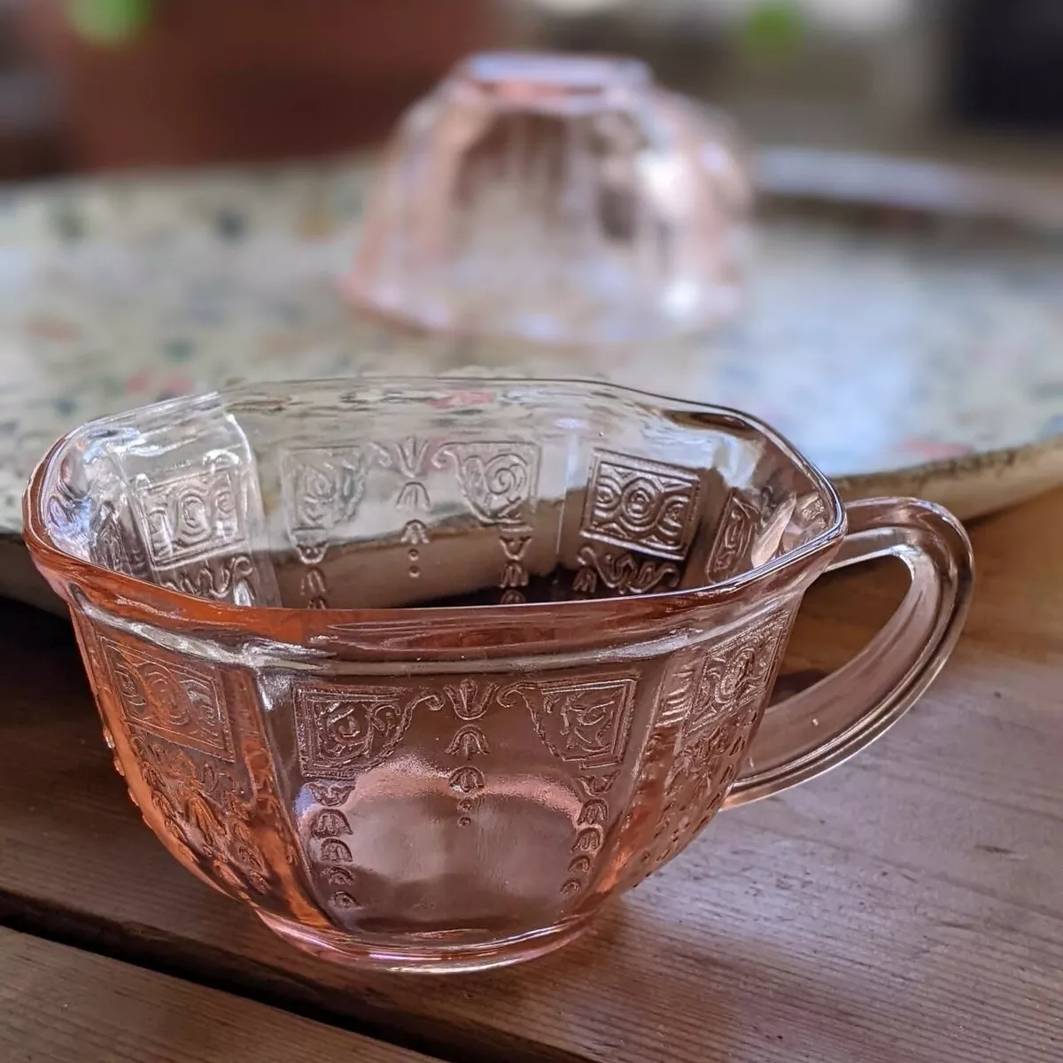 pink depression era glass