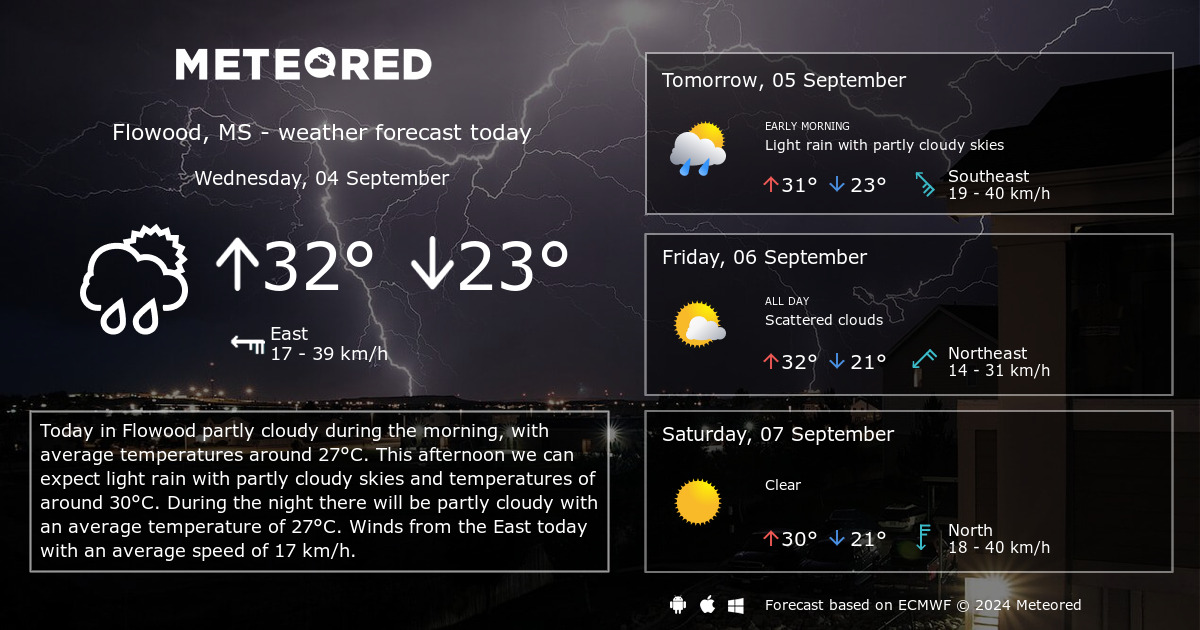 weather tomorrow flowood ms