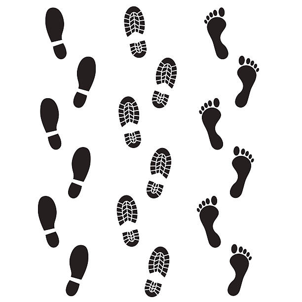 clip art foot prints