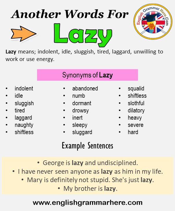 laziness synonym
