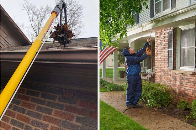 rain gutter cleaning tools