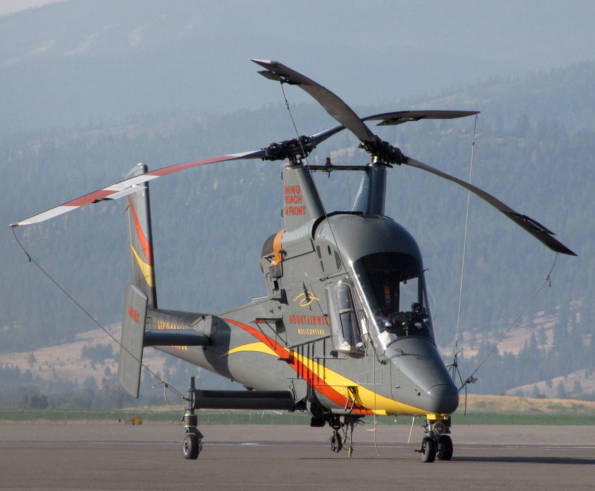 dual propeller helicopter