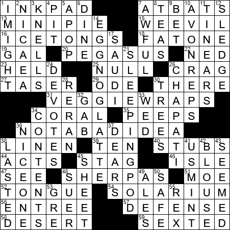 disjointed crossword clue