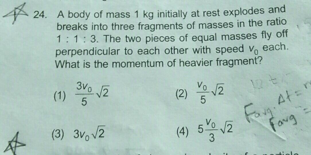 a body of mass 1 kg initially at rest