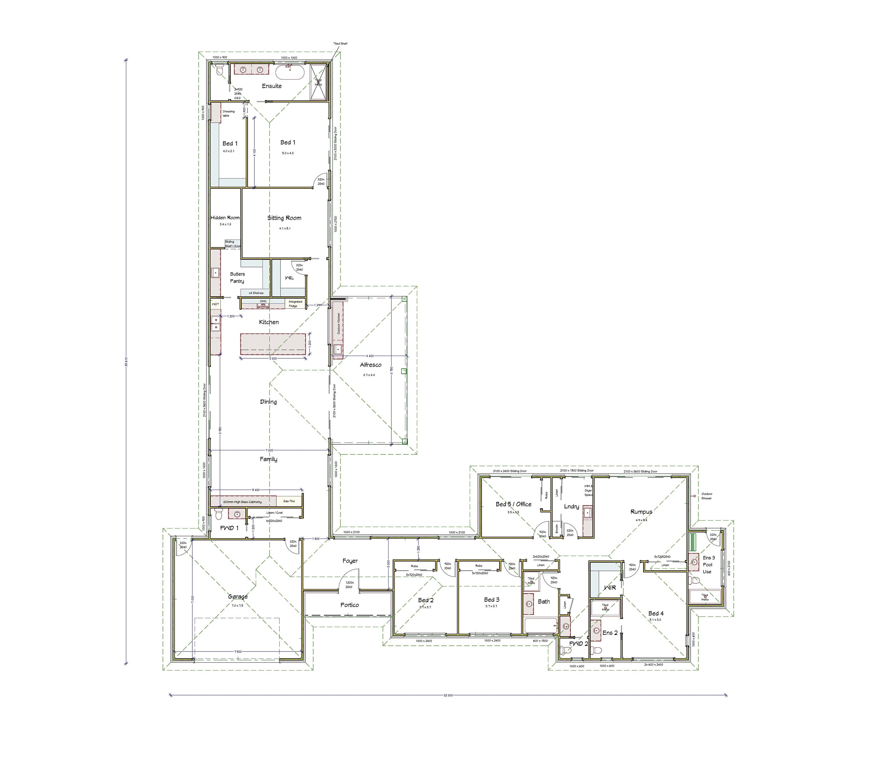 l shaped home floor plans