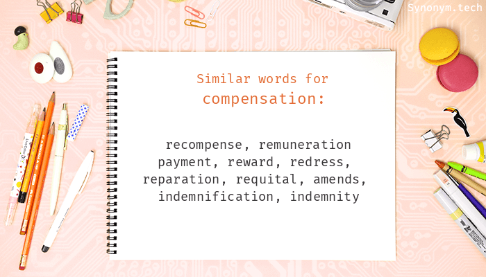 compensation synonym