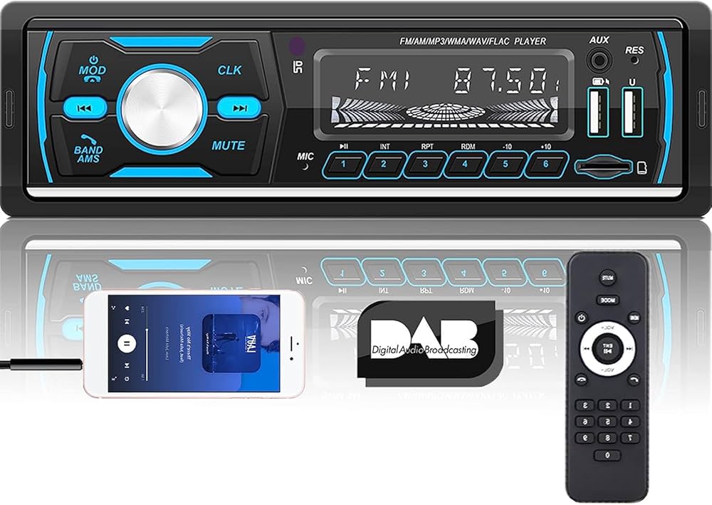 dab car stereo with bluetooth