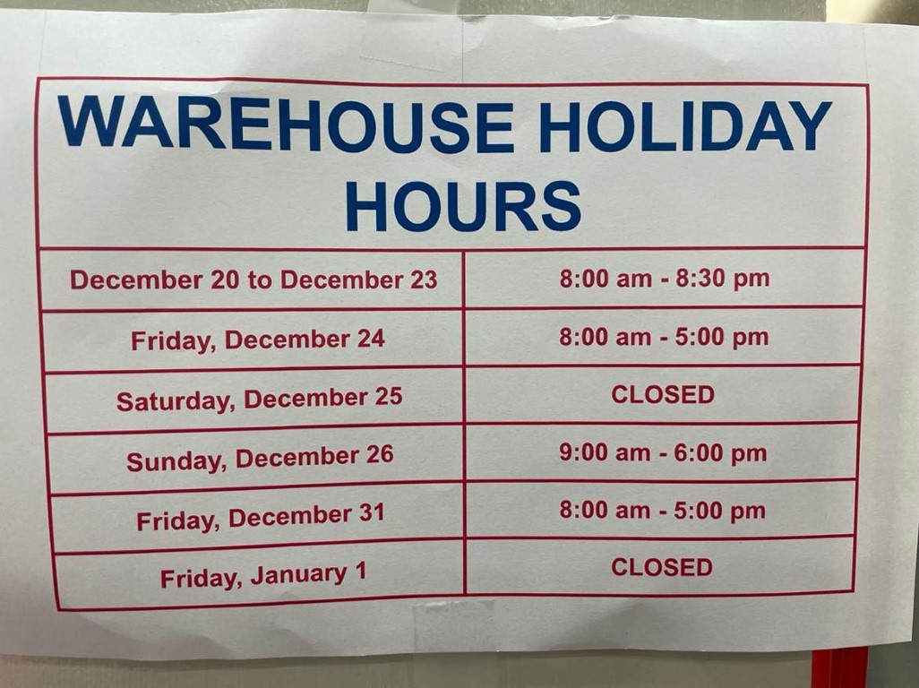 costco seasonal hours