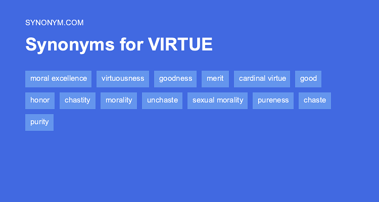 virtue synonym