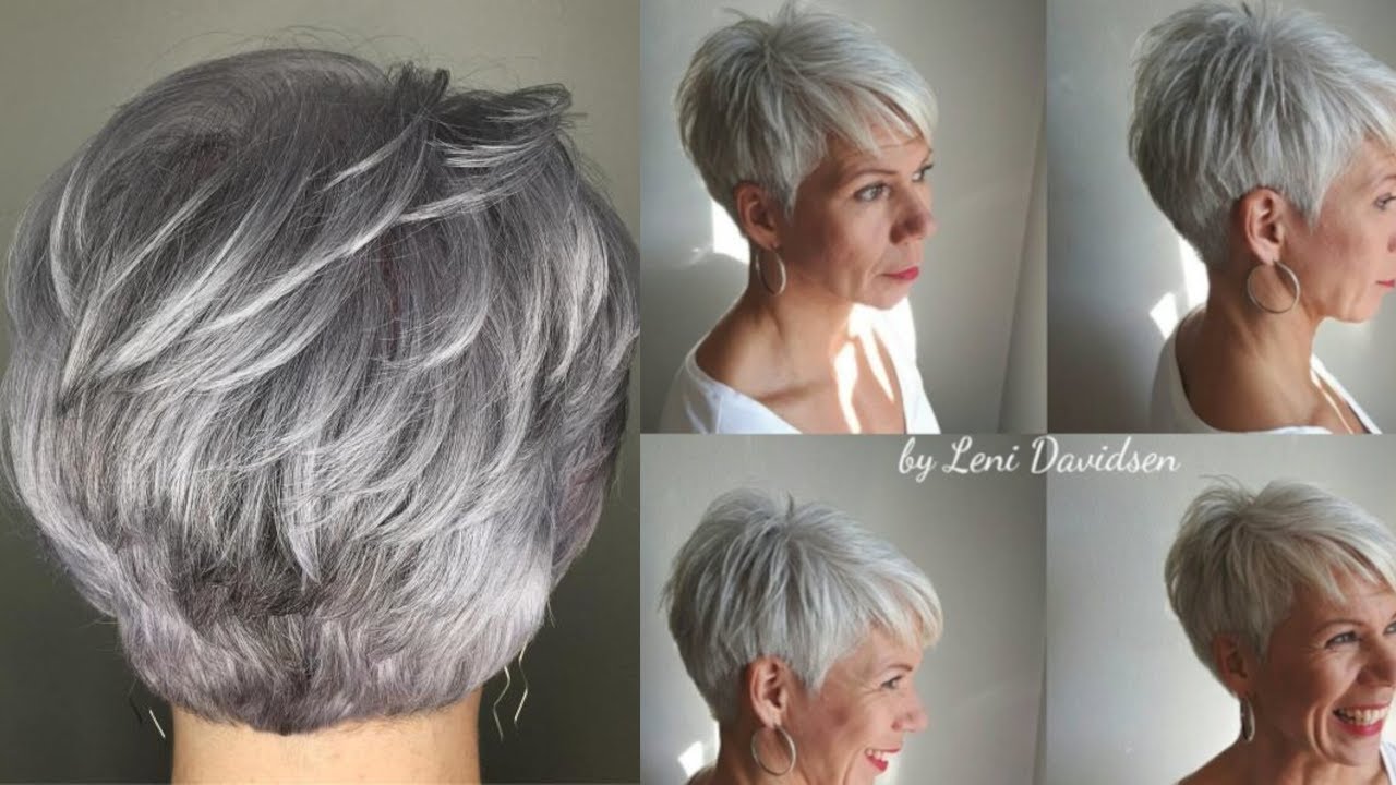 hairstyles for gray hair over 60