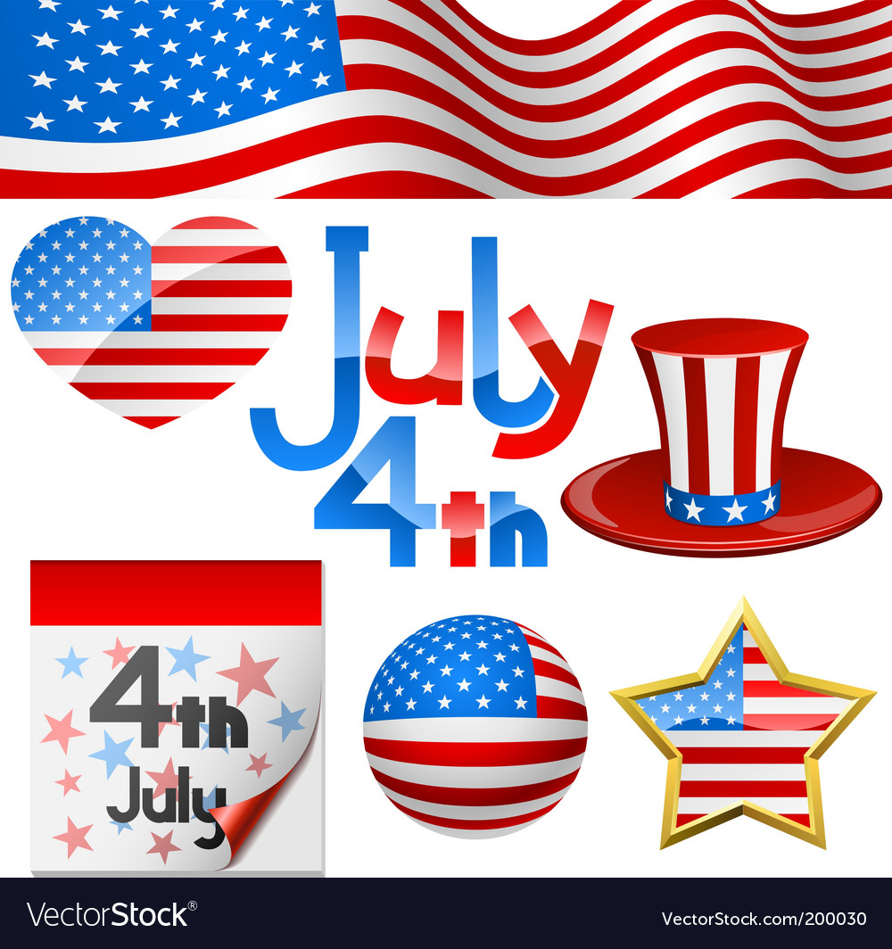 4th of july symbols