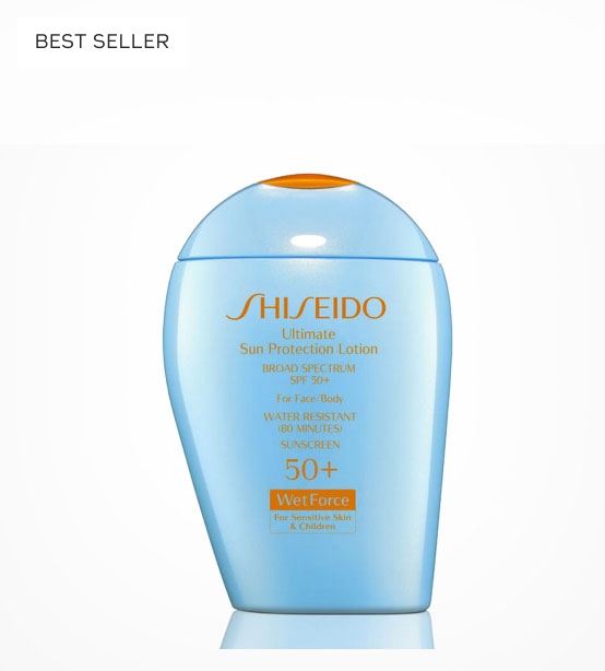 shiseido sun 50 lotion sensitive face and body