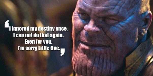 thanos quote