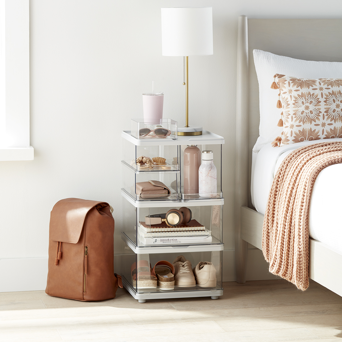 nightstand with storage