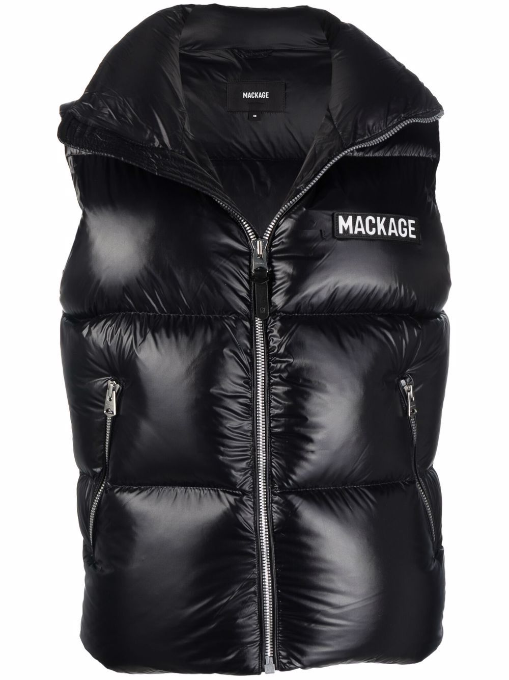 mackage vest with hood