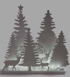 outdoor christmas silhouettes