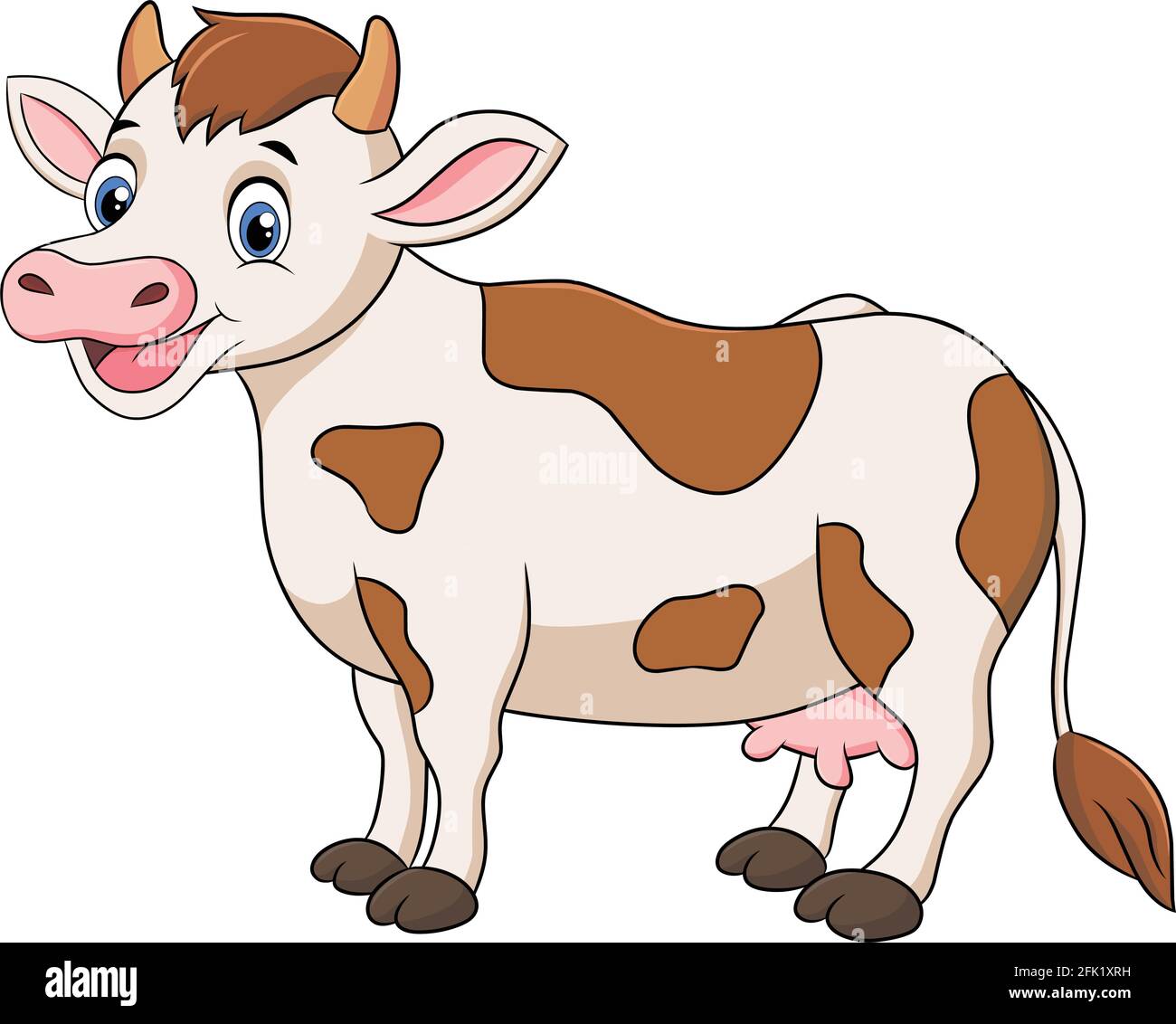 picture of a cartoon cow