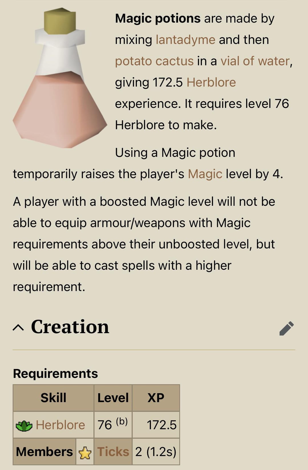 super magic potion osrs