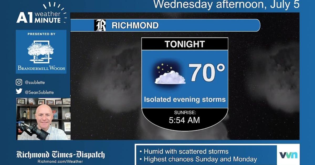 5 day forecast richmond va