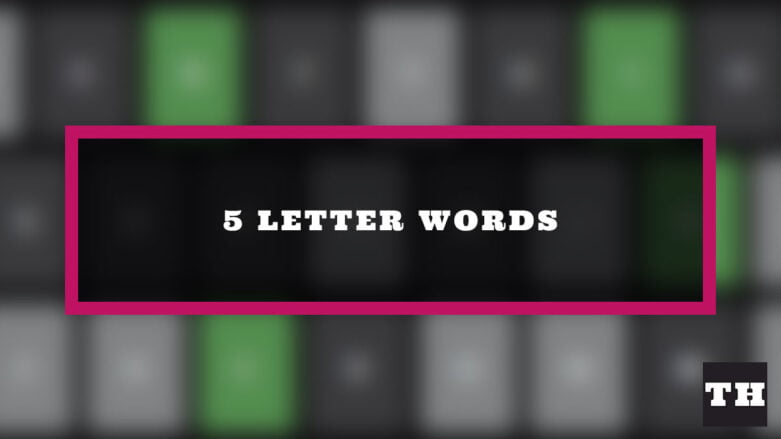 5 letter word ending in ter