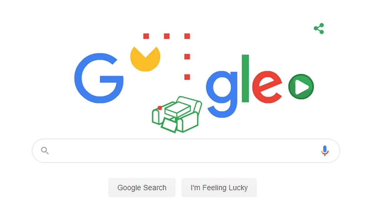 google doodles pac man