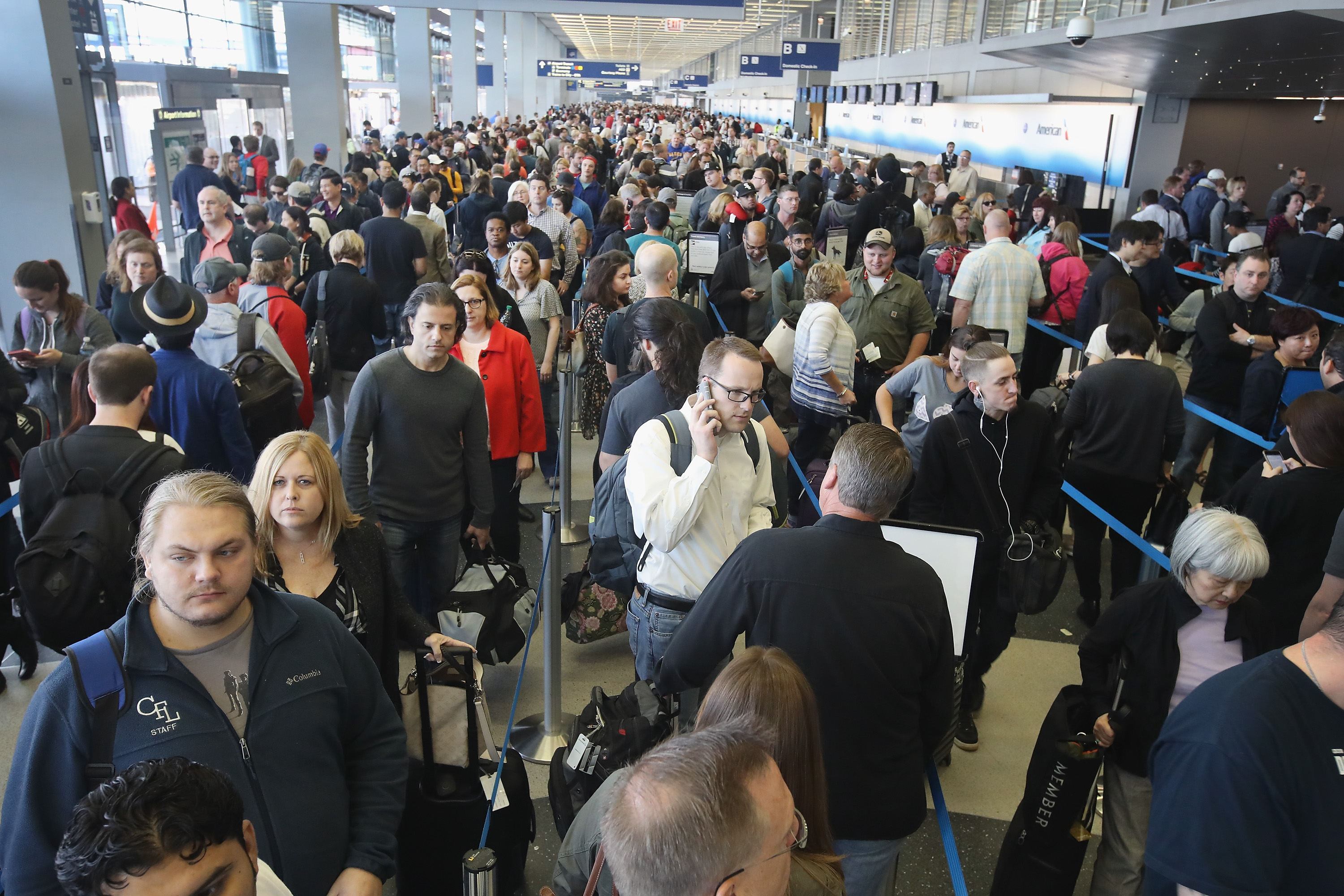 ohare security wait times today