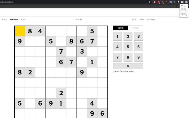 ny times sudoku puzzle