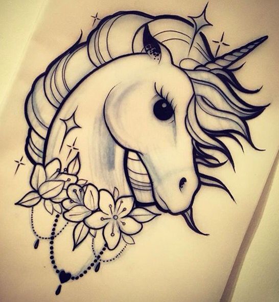 unicorn tattoo designs