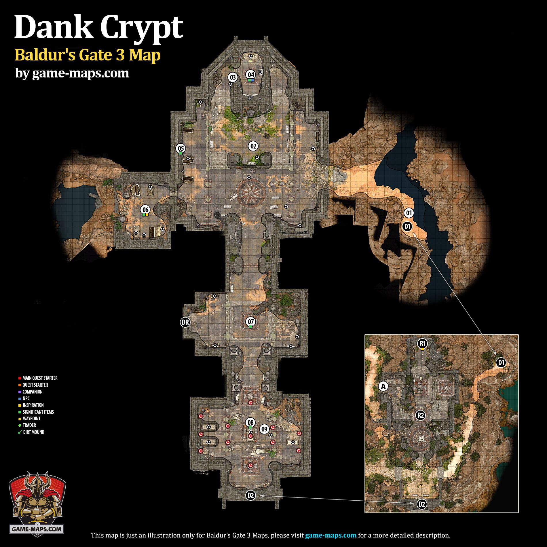 dank crypt locked door