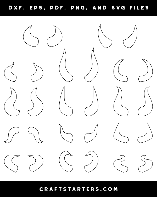 devil horns drawing