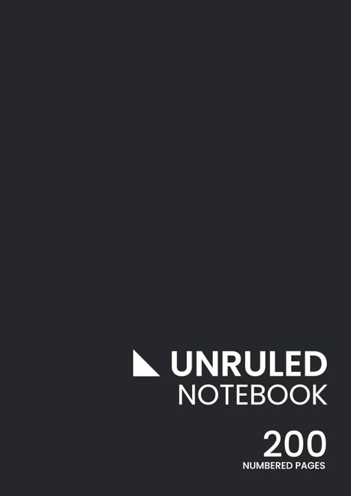 a4 size unruled notebook