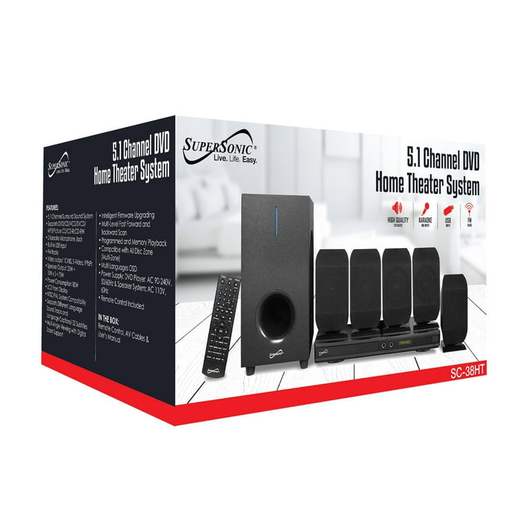 5.1 dvd home theater system