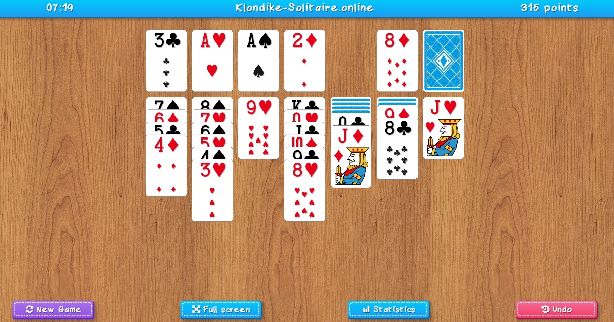 play solitaire online for free no download