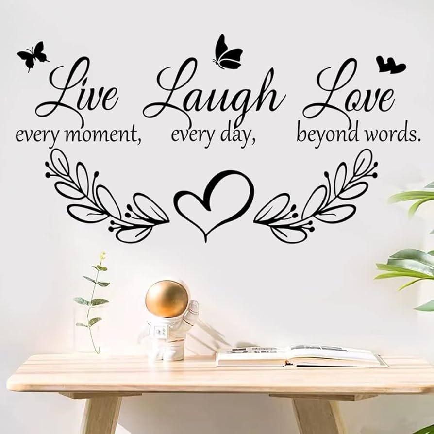 wall decal phrases