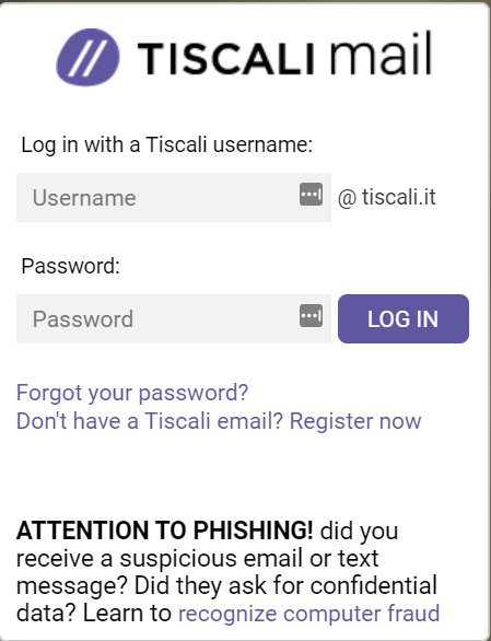tiscali login email uk