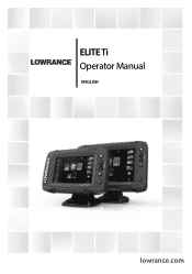 lowrance elite 7 ti manual español