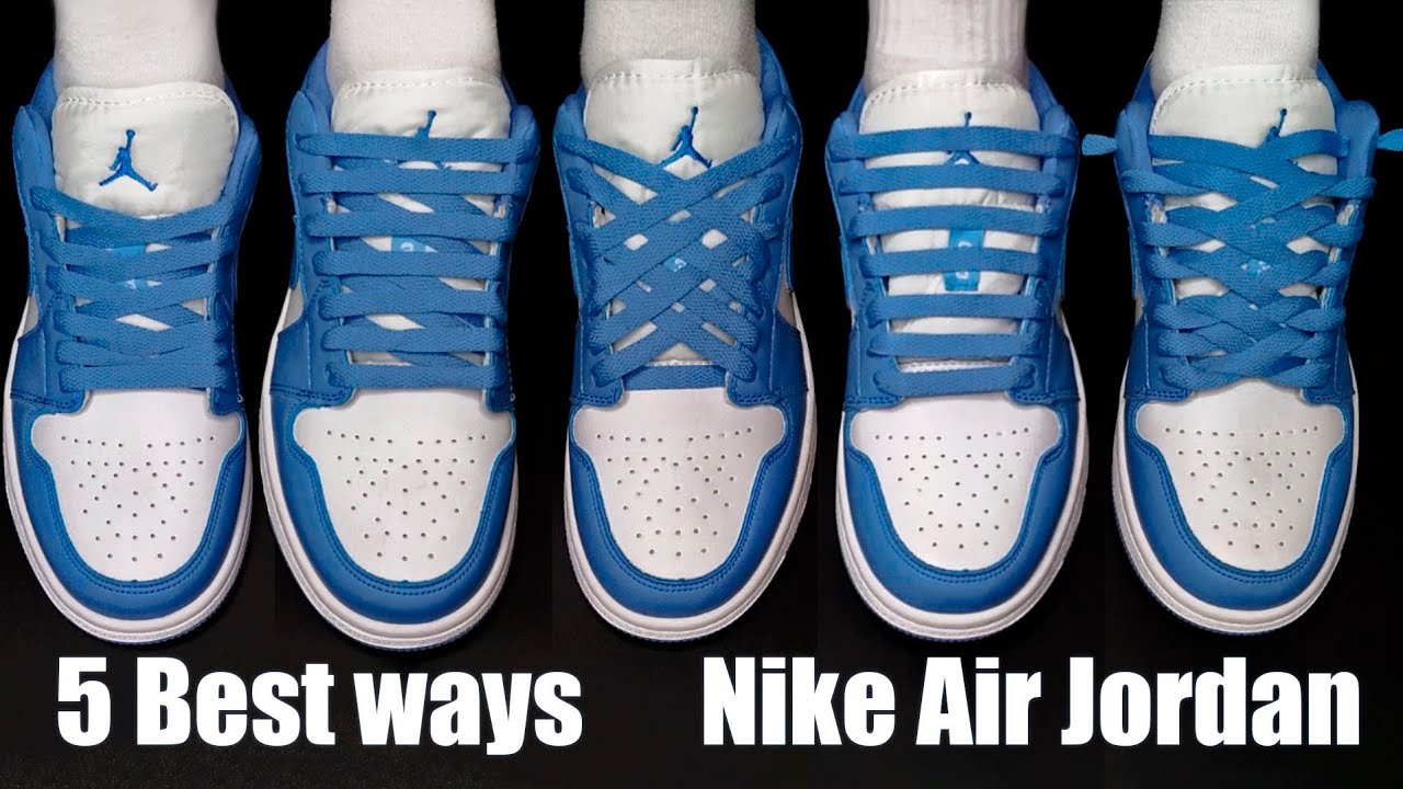 how to lace jordan 1 lows