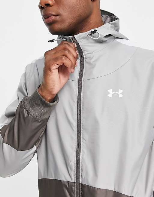 under armour gray jacket