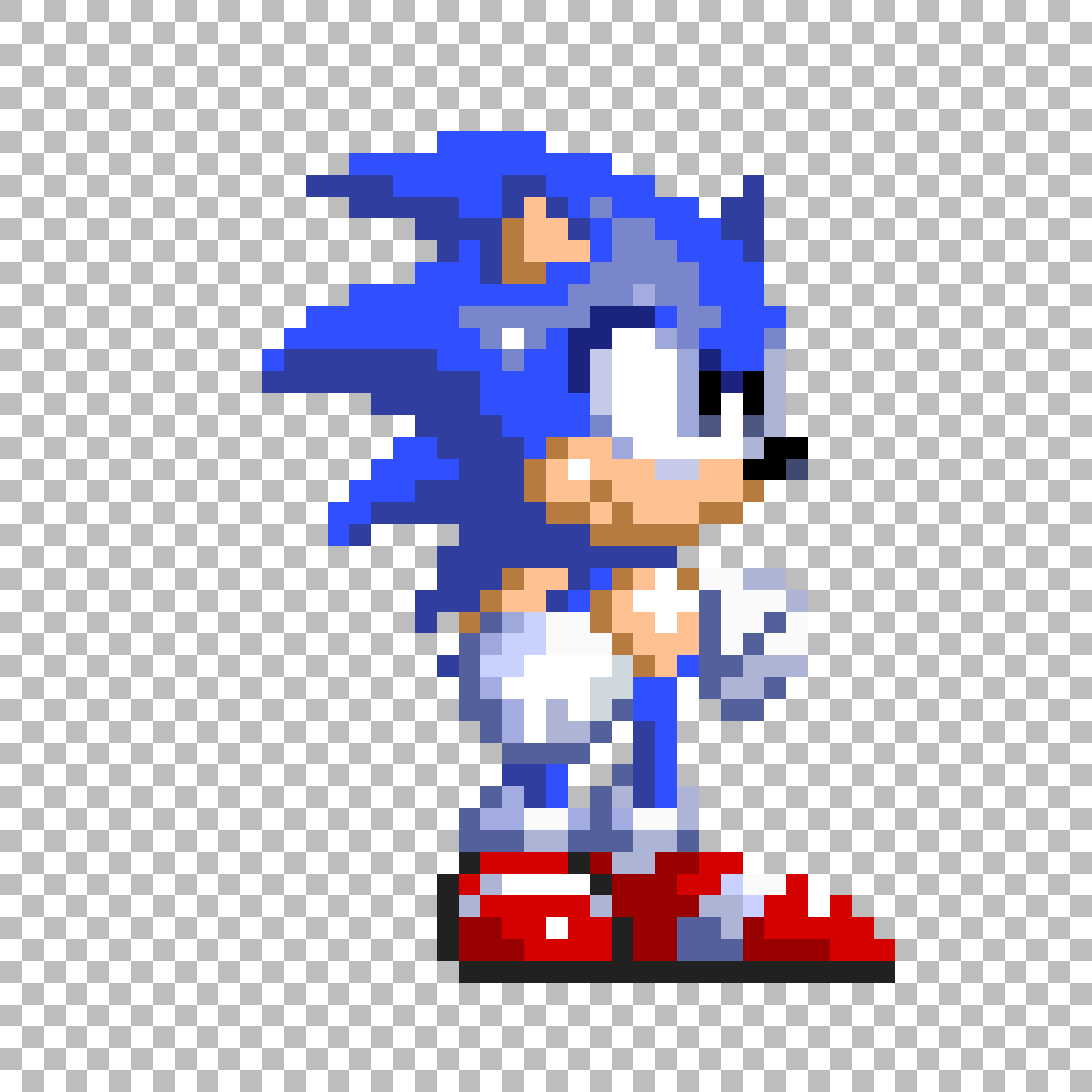 sonic pixel art