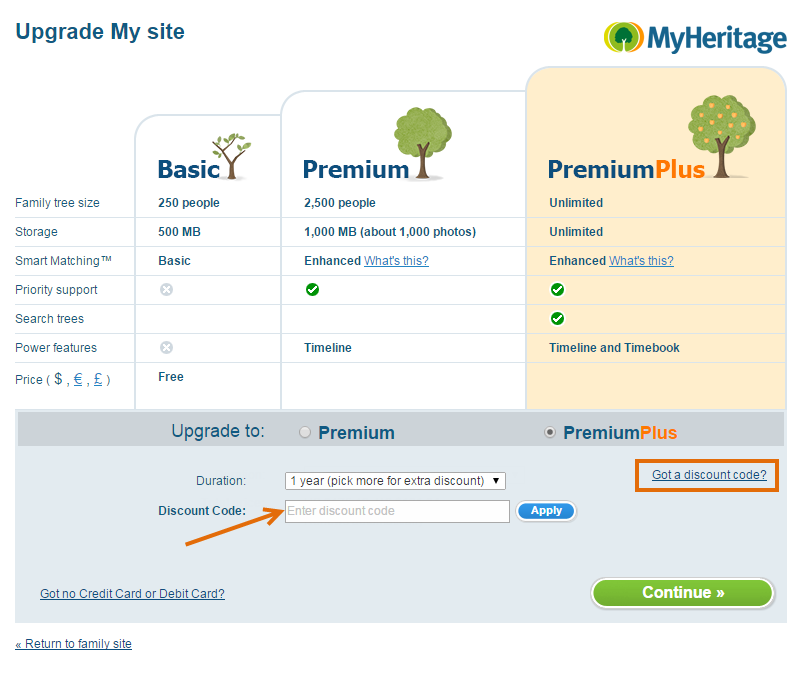 myheritage discount code