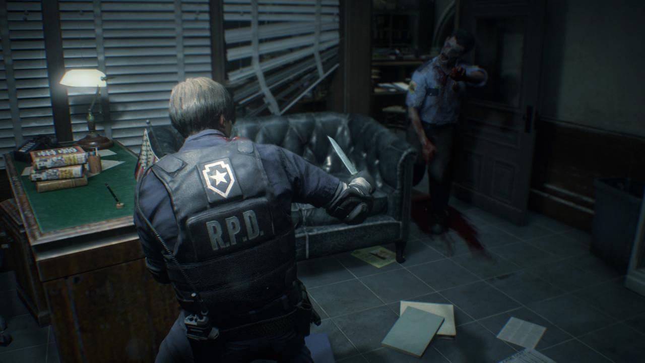 resident evil 2 remastered gameplay