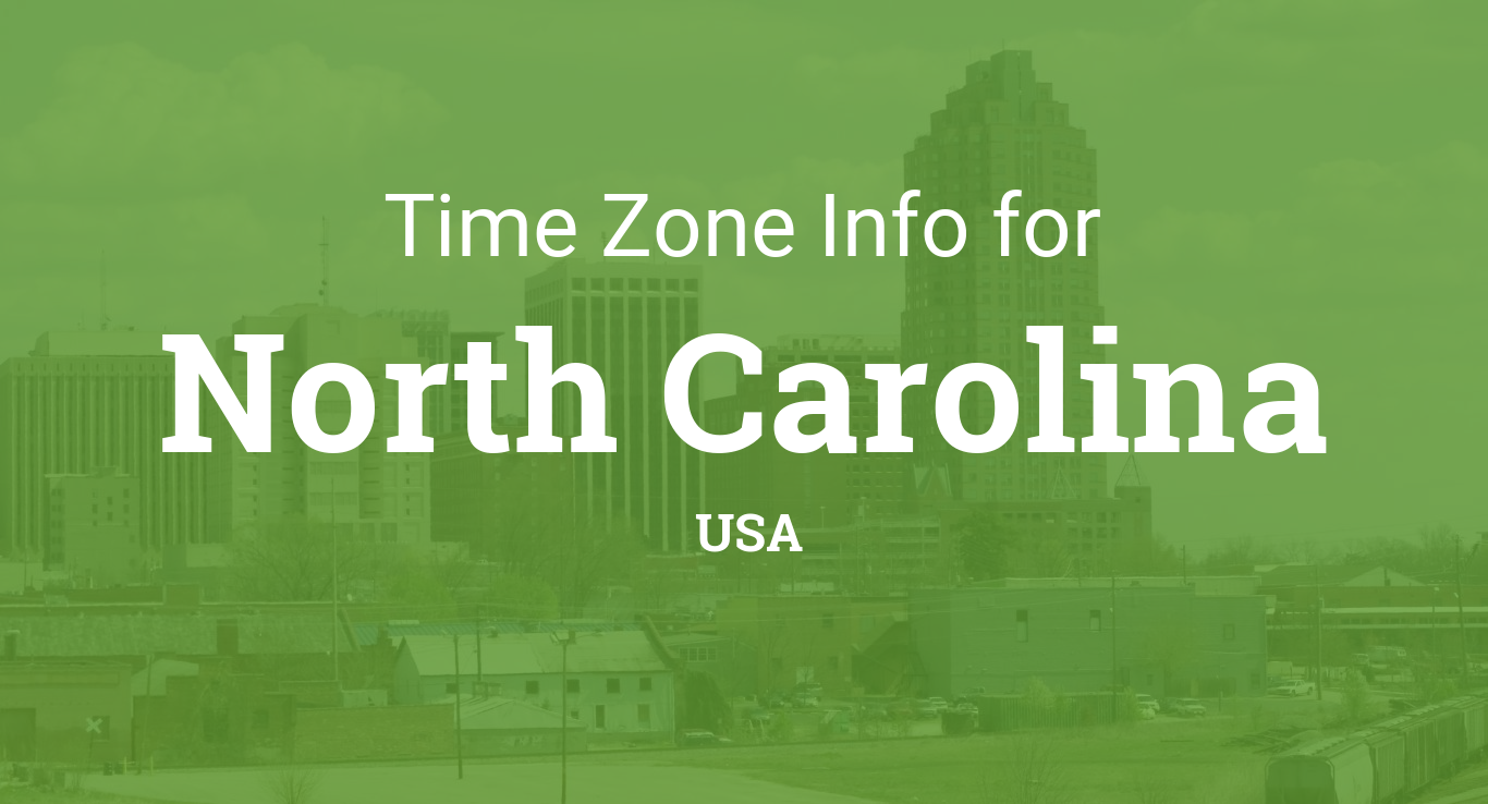 north carolina timezone